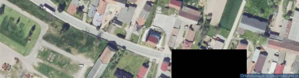 Zdjęcie satelitarne św. Barbary - filialny