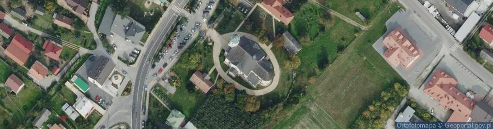Zdjęcie satelitarne św. Bartłomieja Apostoła, Sanktuarium św. Antoniego z Padwy