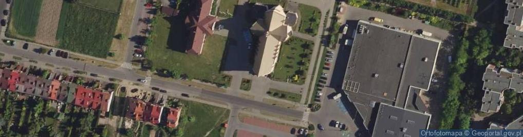 Zdjęcie satelitarne św. Faustyny Kowalskiej - Salezjanie