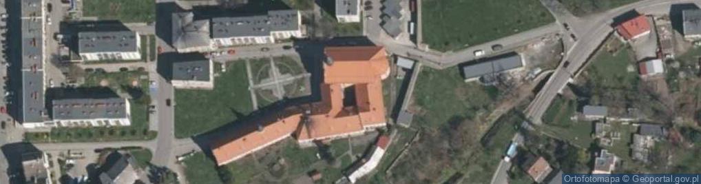 Zdjęcie satelitarne św. Idziego i Bernardyna ze Sieny