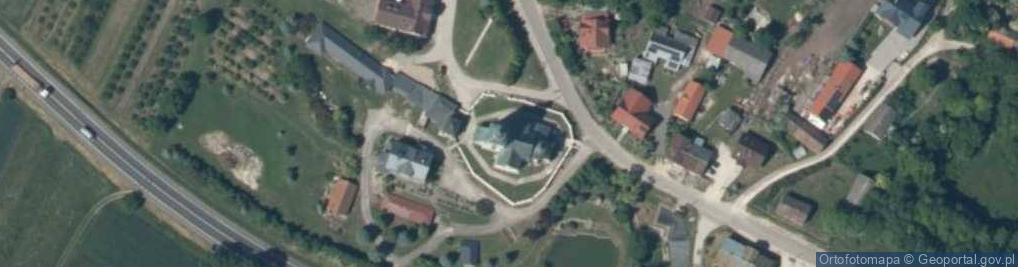 Zdjęcie satelitarne św. Jakuba Starszego Apostoła, Sanktuarium Matki Bożej Łaskawej