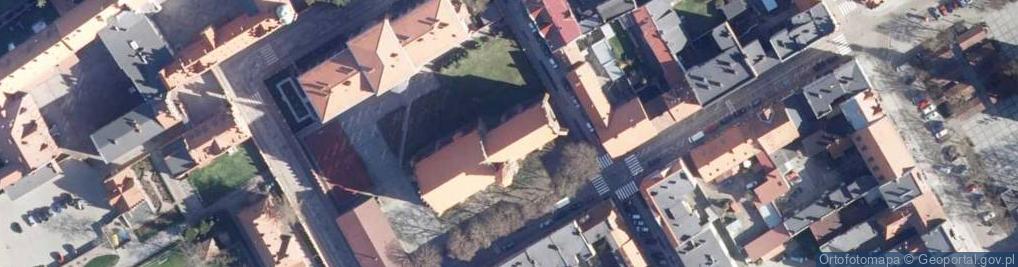 Zdjęcie satelitarne św. Jakuba Starszego i św. Mikołaja
