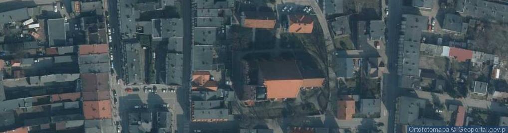 Zdjęcie satelitarne św. Katarzyny Aleksandryjskiej - Fara