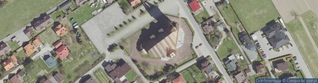 Zdjęcie satelitarne św. Krzyża, parafia św. Heleny