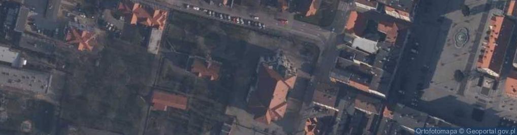 Zdjęcie satelitarne Św. Marcina z Tours