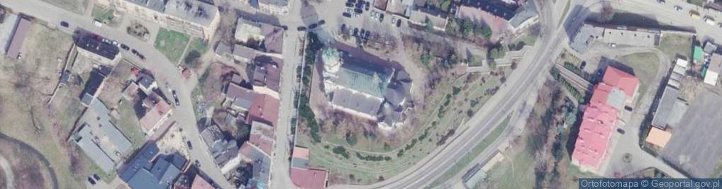 Zdjęcie satelitarne św. Michała Archanioła - Kolegiata