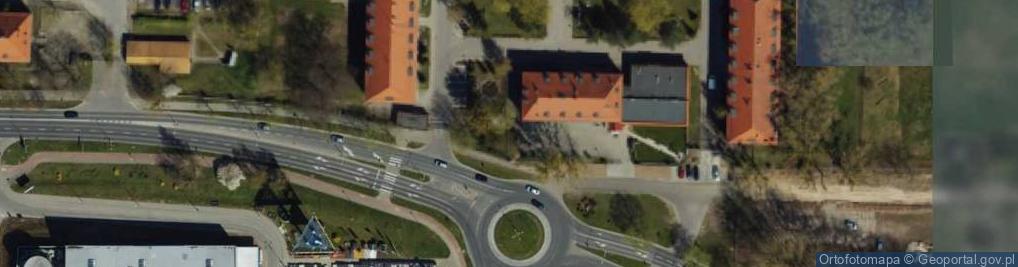 Zdjęcie satelitarne św. Pawła w Słupsku