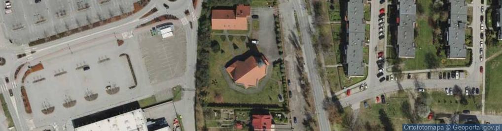 Zdjęcie satelitarne św. Rafała Kalinowskiego