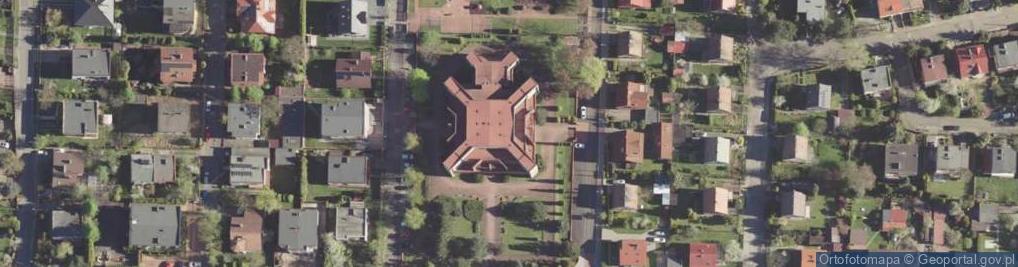 Zdjęcie satelitarne św. Rodziny i św. Maksymiliana Kolbe