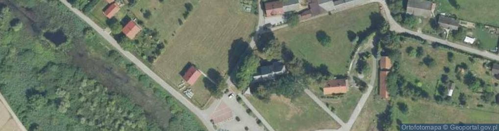 Zdjęcie satelitarne św. Sebastiana - stary