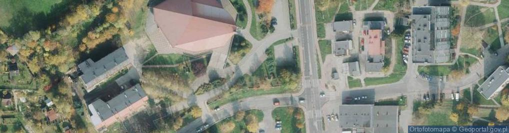 Zdjęcie satelitarne św. Stanisława B.M.