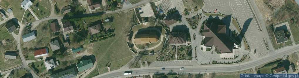 Zdjęcie satelitarne św. Stanisława Biskupa i Męczennika - zabytkowy, stary