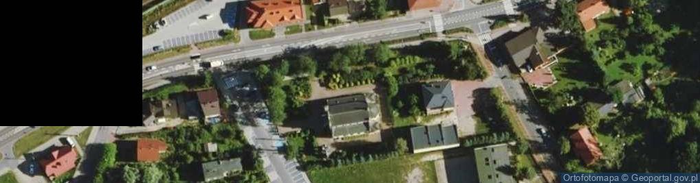 Zdjęcie satelitarne św. Stanisława BM, parafia św. Rodziny w Jaktorowie