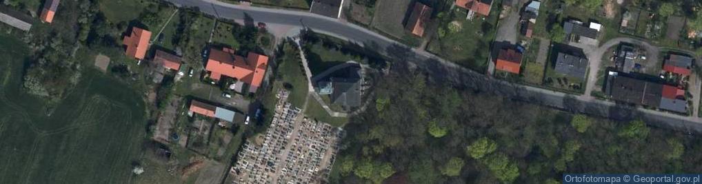 Zdjęcie satelitarne św. Szymona z Lipnicy
