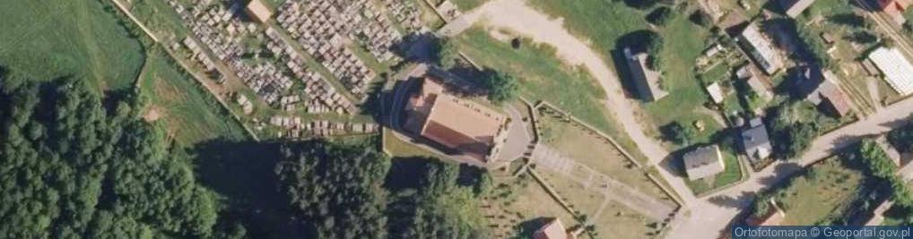Zdjęcie satelitarne Świętego Krzyża