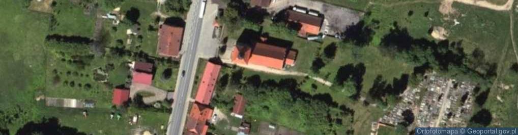 Zdjęcie satelitarne Świętego Krzyża