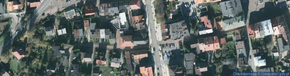 Zdjęcie satelitarne Znalezienia Krzyża Świętego (Szpitalik)