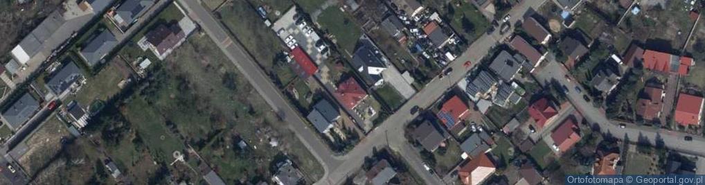 Zdjęcie satelitarne Auto-Fox wynajem samochodów osobowych i busów Kalisz