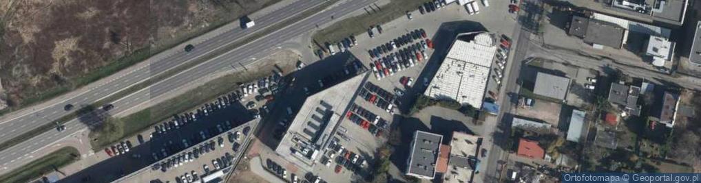 Zdjęcie satelitarne MM Cars Rental Warszawa wypożyczalnia samochodów
