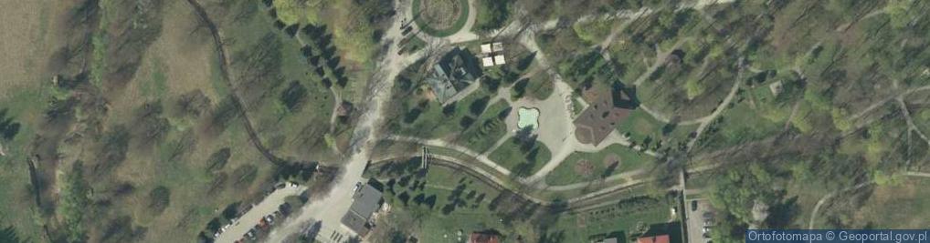 Zdjęcie satelitarne Pijalnia wód zdrojowych Wysowianka
