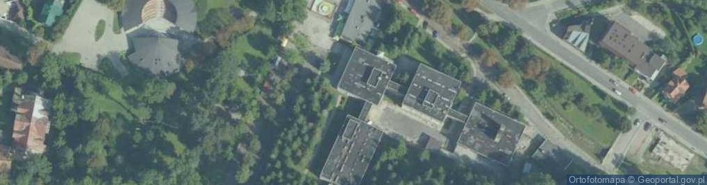 Zdjęcie satelitarne Sanatorium, Zakład Przyrodoleczniczy w Rabce-Zdroju.