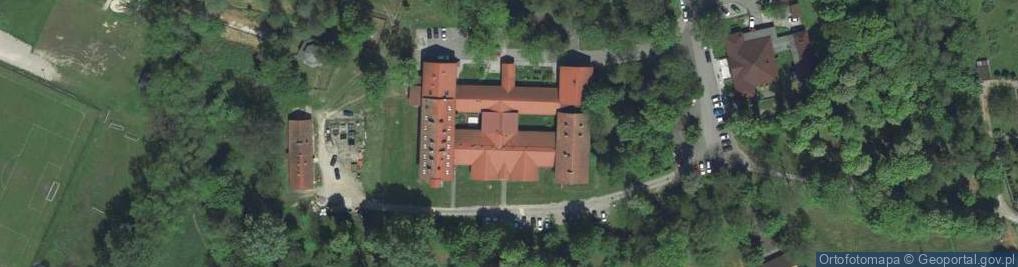 Zdjęcie satelitarne Uzdrowisko -Główny Dom Zdrojowy