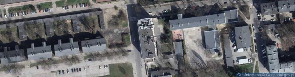Zdjęcie satelitarne Wojewódzka Stacja Sanitarno Epidemiologiczna w Łodzi