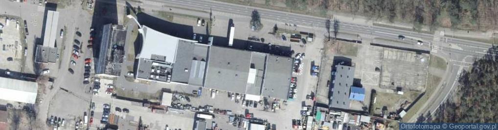 Zdjęcie satelitarne Scania Polska