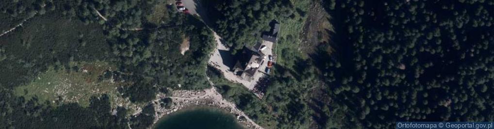 Zdjęcie satelitarne Morskie Oko, PTTK