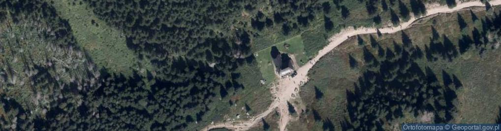 Zdjęcie satelitarne SCHRONISKO GÓRSKIE PTTK NA HALI KONDRATOWEJ