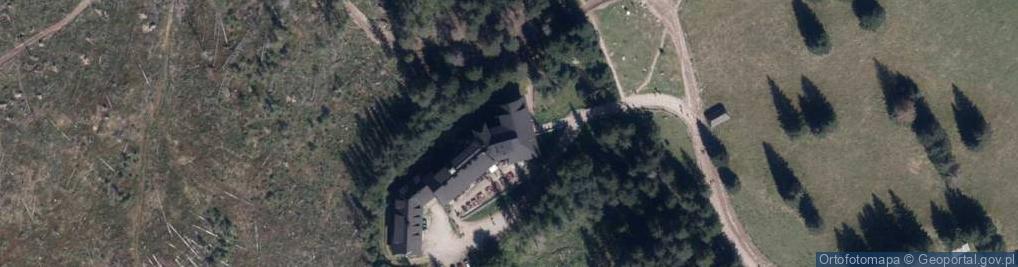 Zdjęcie satelitarne SCHRONISKO GÓRSKIE PTTK NA POLANIE CHOCHOŁOWSKIEJ