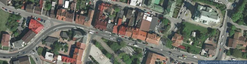 Zdjęcie satelitarne BS Skawina