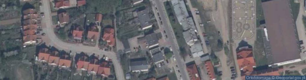 Zdjęcie satelitarne BS Węgorzewo