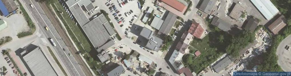 Zdjęcie satelitarne BS Wieliczka