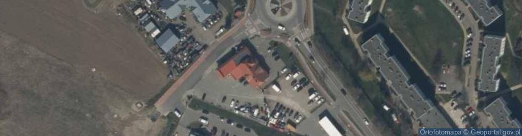 Zdjęcie satelitarne ŻBS Nowy Dwór Gdański