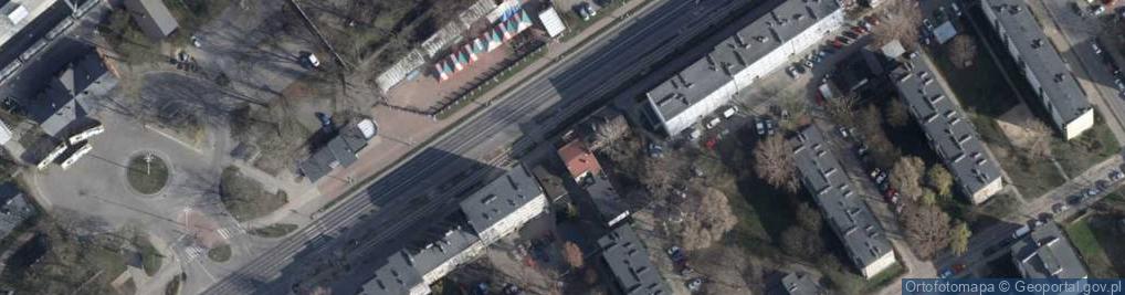 Zdjęcie satelitarne Bank Spółdzielczy PA-CO-BANK w Pabianicach