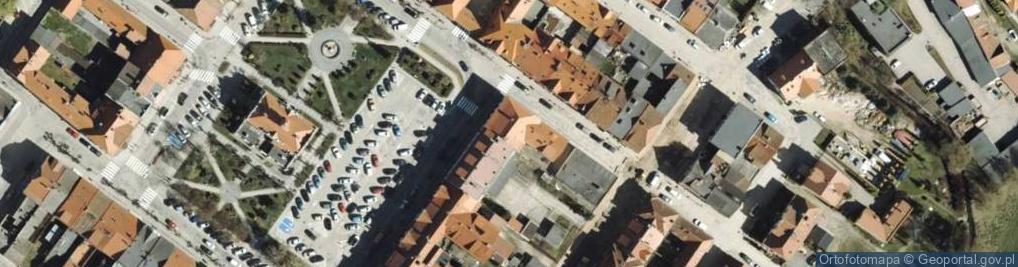 Zdjęcie satelitarne Bank Spółdzielczy w Działdowie z siedzibą w Lidzbarku