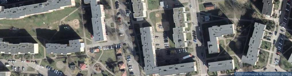 Zdjęcie satelitarne Bank Spółdzielczy w Gryfinie