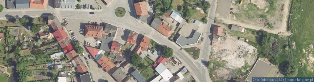 Zdjęcie satelitarne Bank Spółdzielczy w Ośnie Lubuskim