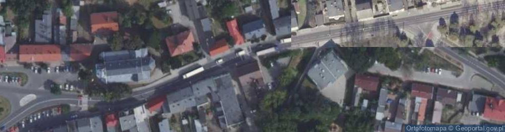 Zdjęcie satelitarne Bank Spółdzielczy w Poniecu