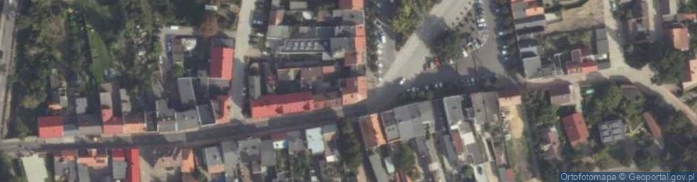 Zdjęcie satelitarne Bank Spółdzielczy w Poniecu