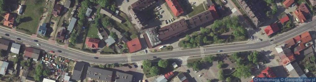 Zdjęcie satelitarne Bank Spółdzielczy w Sandomierzu
