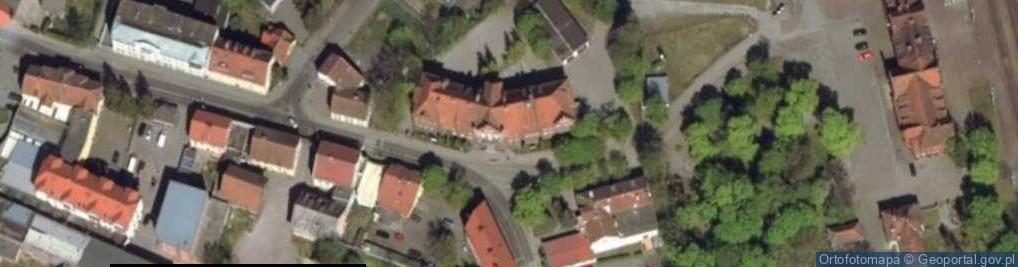 Zdjęcie satelitarne Braniewsko-Pasłęcki Bank Spółdzielczy z siedzibą w Pasłęku