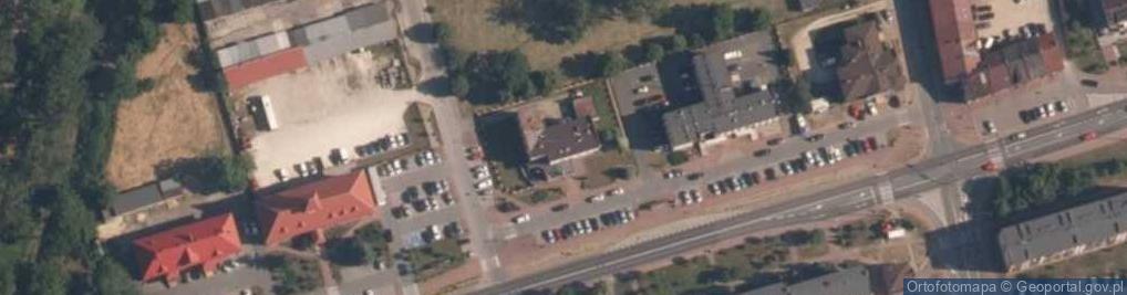 Zdjęcie satelitarne Nadwarciański Bank Spółdzielczy w Działoszynie
