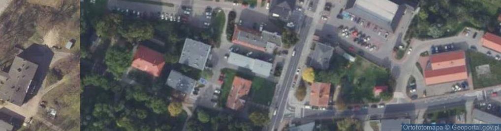 Zdjęcie satelitarne Pobiedzisko-Gośliński Bank Spółdzielczy w Pobiedziskach