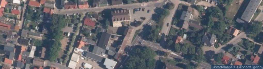 Zdjęcie satelitarne Spółdzielczy Bank Ludowy w Złotowie