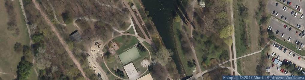Zdjęcie satelitarne Minisiłownia dla dzieci i młodzieży Park Szczęśliwicki