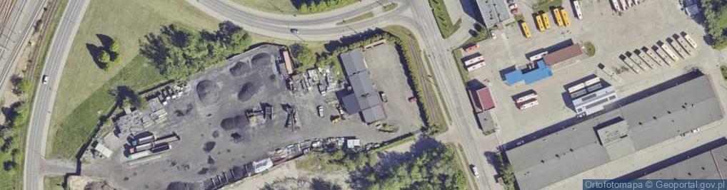 Zdjęcie satelitarne Beata Nędza PHU. Skład opału BLN