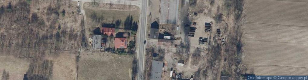 Zdjęcie satelitarne Dom Gos. Skład materiałów budowlanych, opału, nawozów