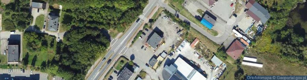 Zdjęcie satelitarne Skład Węgla Kaszuby - Kościerzyna